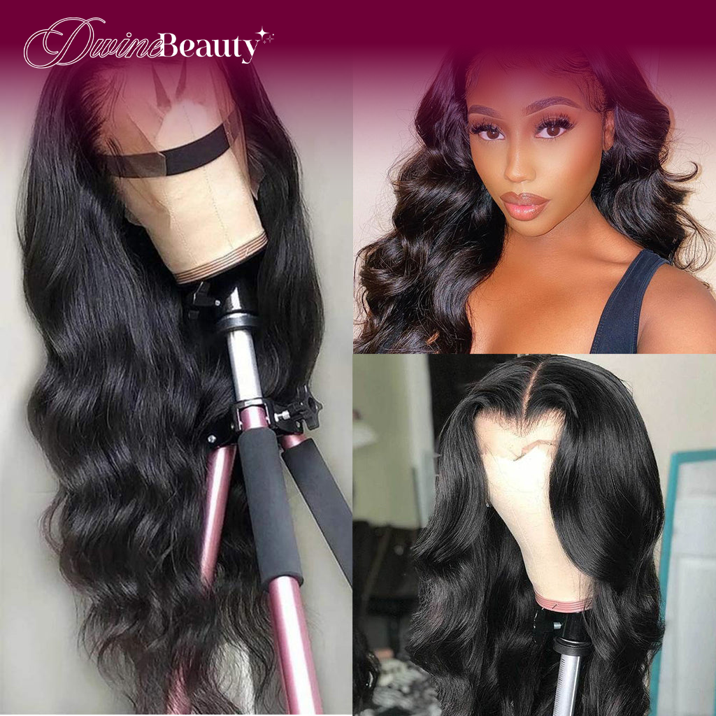 180% Density 13x6 Lace Front Wig Brazilian Body Wave Human Hair Lace Wigs